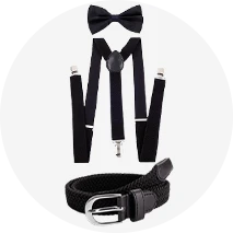 אביזרי עניבות וחגורות