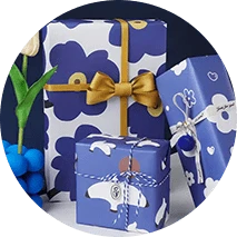 עטיפת מתנות וחומרי מלאכת יד